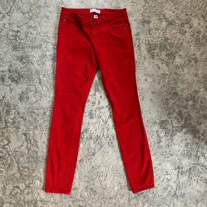 Red Skinny Jeans